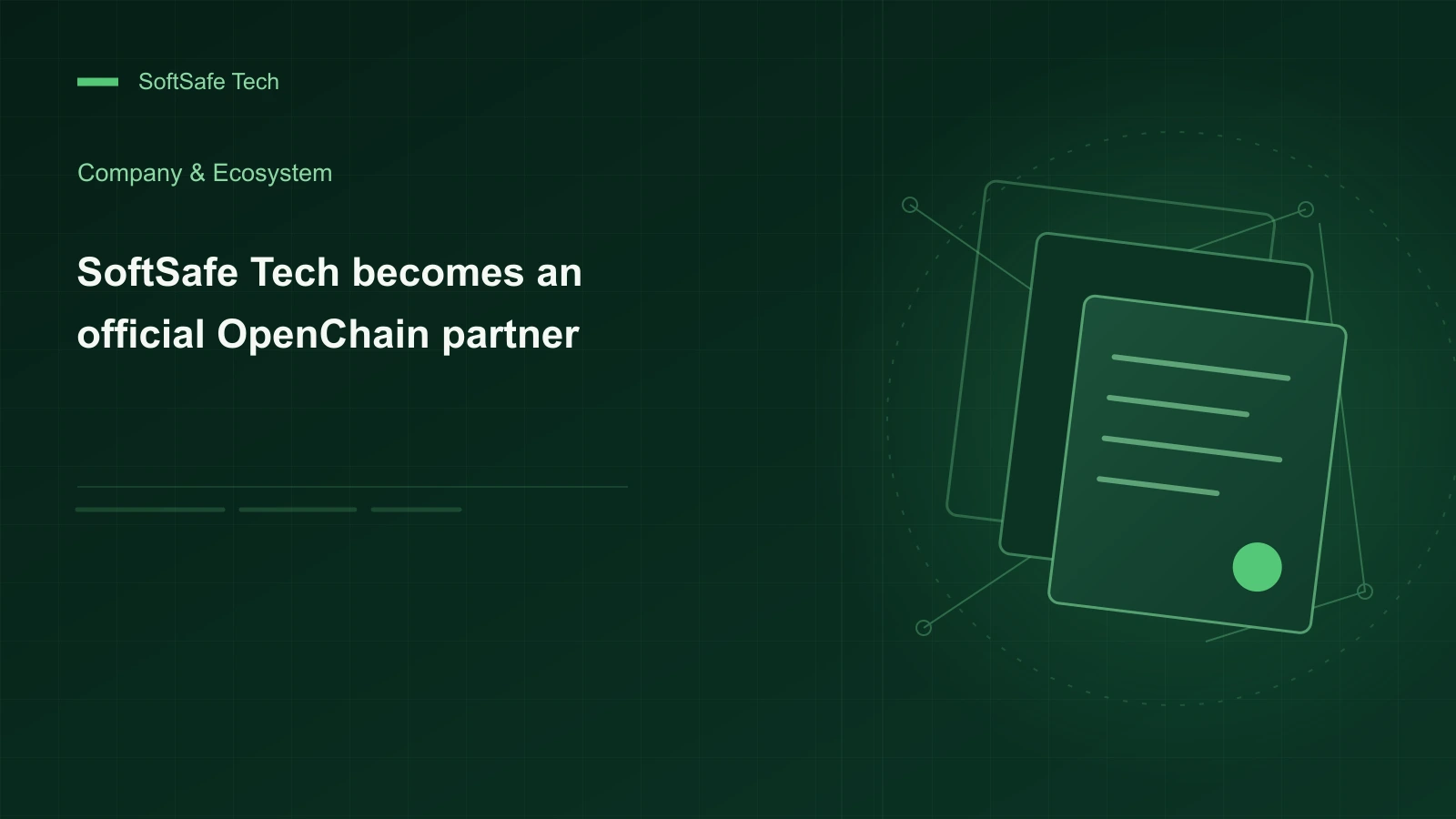 SoftSafe Tech became the official partner of OpenChain