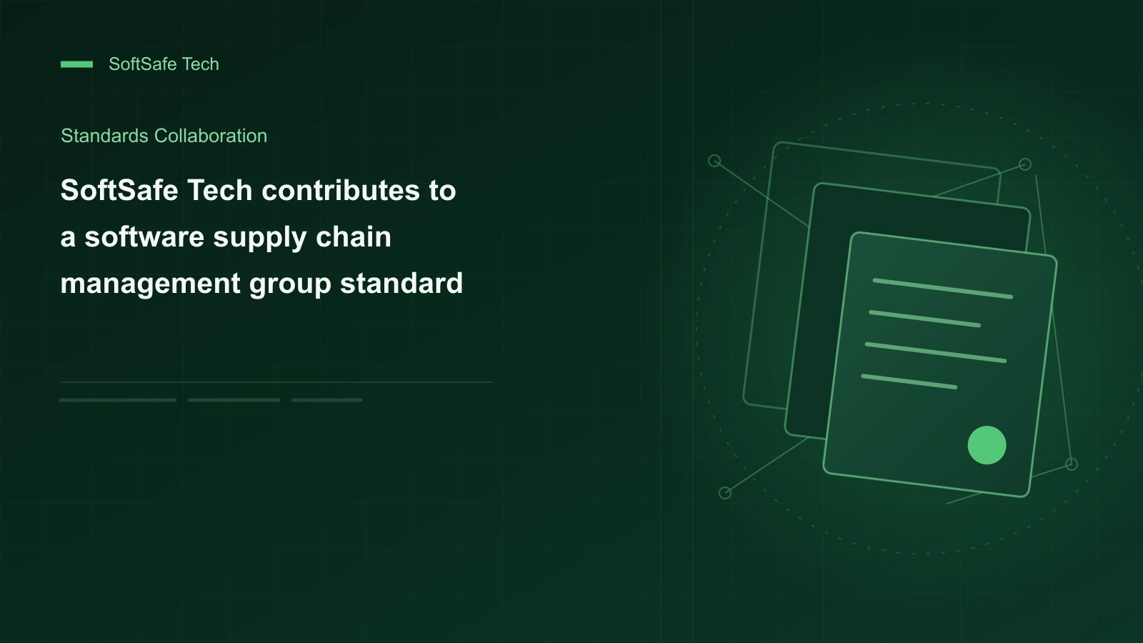 SoftSafe Tech participated in the drafting of Group Standards for Information Security Technologies software supply chain Management